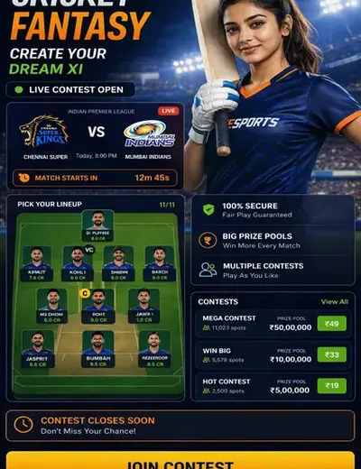 Hero11 (hero11) fantasy cricket & matchday visual 3